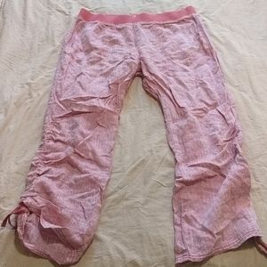 Toad & co linen elastic waist pants